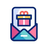 Ícone de envelope: voucher enviado por e-mail