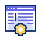 Ícone de software: plataforma de gestão de vouchers